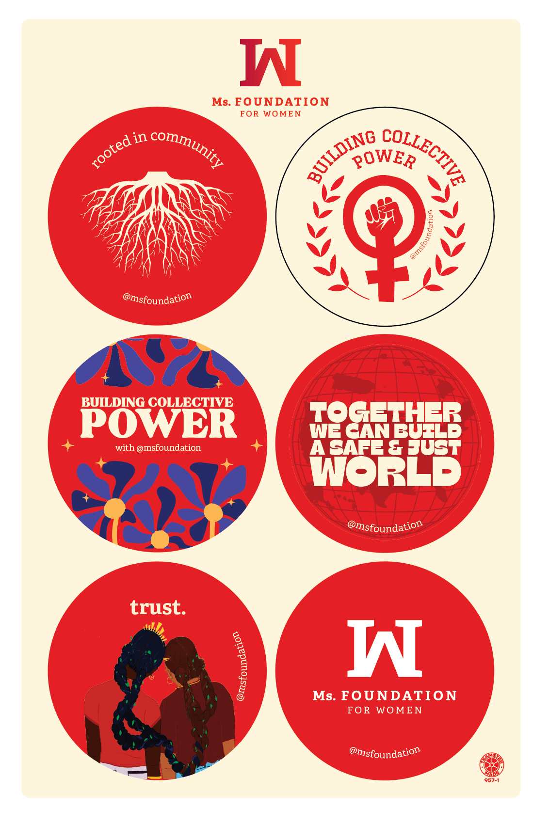 Six Sticker Sheet